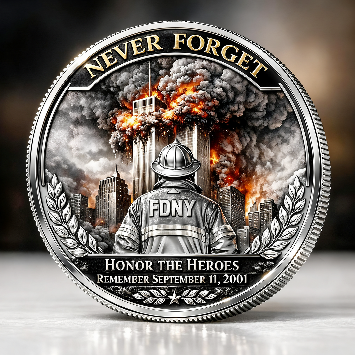 9/11 Never Forget – 25th Anniversary Commemorative Coin