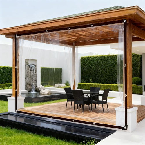 🔥HOT SALE🔥2026 Upgraded 100% Waterproof Rain Shield for Patio & Porch
