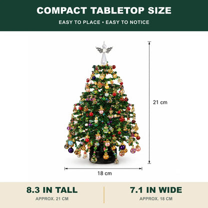 🔥HOT SALE🔥DIY Lighted Beaded Tabletop Tree Craft Kit