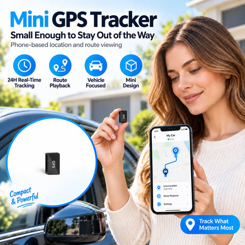🔥 Portable Mini GPS Tracker with Real-Time Location & Safe-Zone Alerts