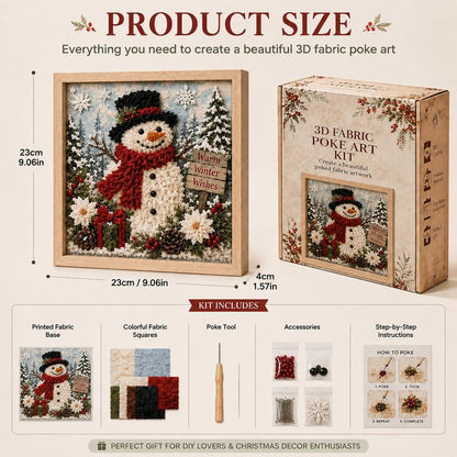 🎁🎅3D Christmas Fabric Stamping Set