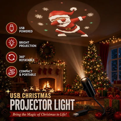 🔥Plug-&-Play HD Christmas Projector – 6 or 10 Festive Scenes