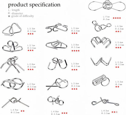 The Best Christmas Gift🎁 Metal Montessori Puzzle Solving