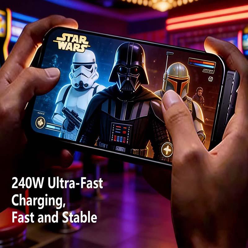 🔥Fast-Charging Cable with Detatchable Stand