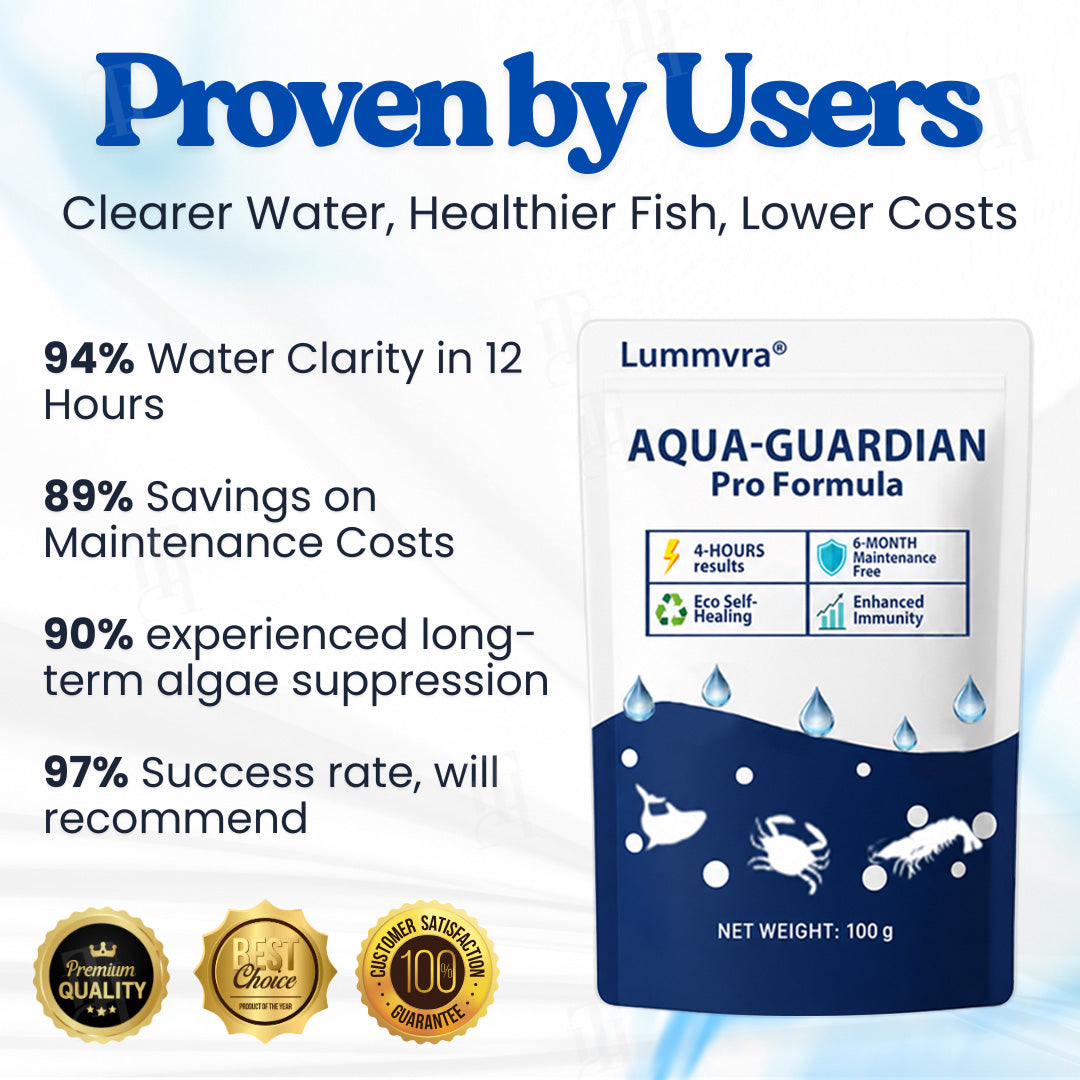 Lummvra® Aqua-Guardian Pro Formula– End Algae Nightmares, Restore Your Pond’s Beauty Fast!