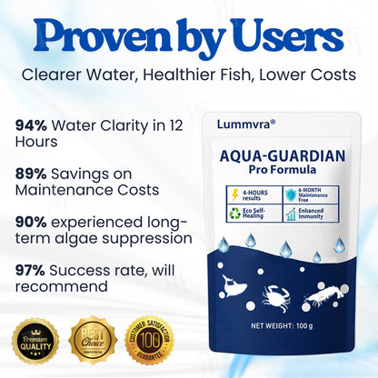 Lummvra® Aqua-Guardian Pro Formula– End Algae Nightmares, Restore Your Pond’s Beauty Fast!