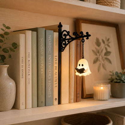 🔥 NEW FOR HALLOWEEN 2026 | 👻 Bookshelf Lantern Light – Cozy Halloween Décor for Book Lovers
