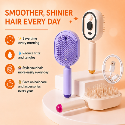 🪮Anti-Knot & Anti-Frizz Brush