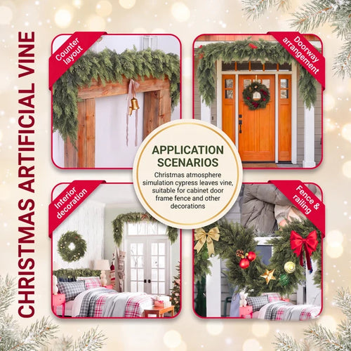 🔥hot-sale🔥6FT Artificial Cedar Christmas Garland