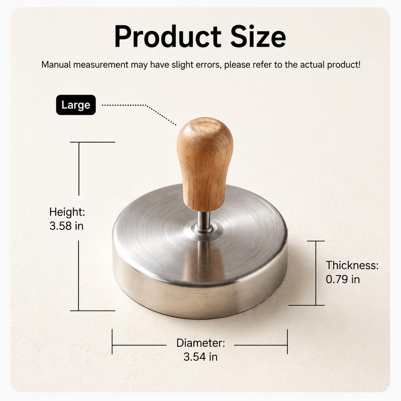 🔥hot-sale🔥Stainless Steel Burger Press