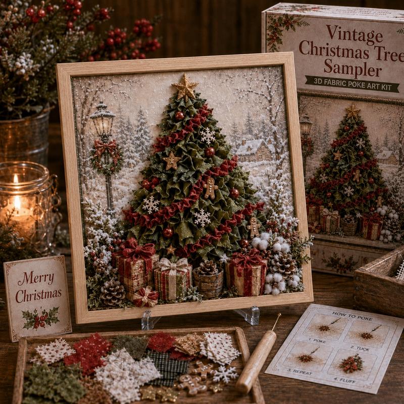 🎁🎅3D Christmas Fabric Stamping Set