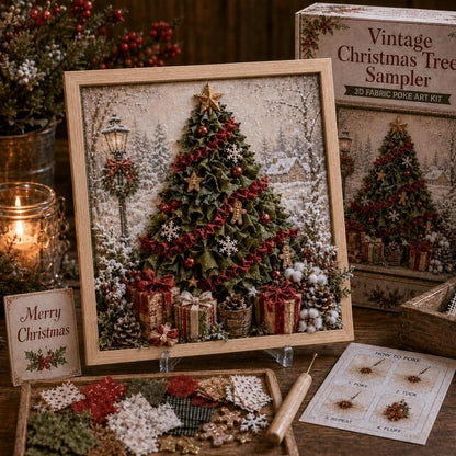 🎁🎅3D Christmas Fabric Stamping Set