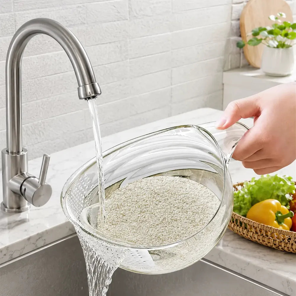 🔥hot-sale🔥Multifunctional Rice Strainer with Handle