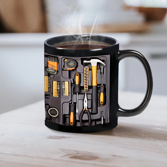 🔧 Mechanic Toolbox Mug – Craftsman-Style Tool Kit Coffee Cup ☕