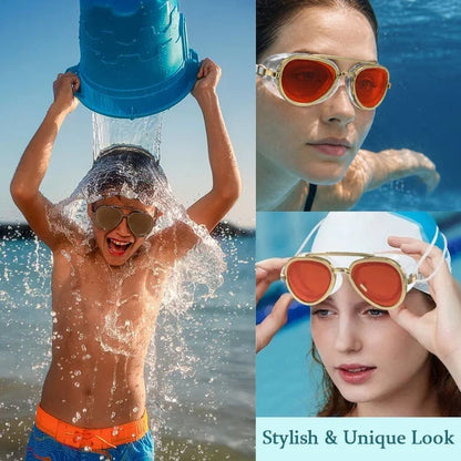 🔥Summer Pool Essentials!😎✨ SummerVibe Reflective Swim Goggles