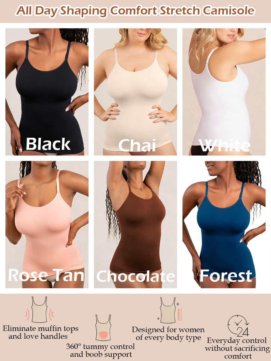 💖Limited-time discount🔥Last 3 Hours!!💝All Day Shaping Comfort Stretch Camisolei
