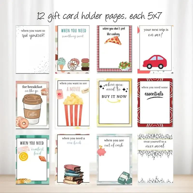 Christmas Gift Card Book