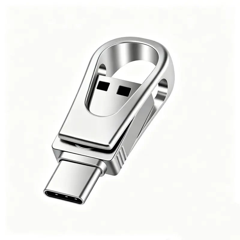3-in-1 Thumb Drive with Dual USB Connector