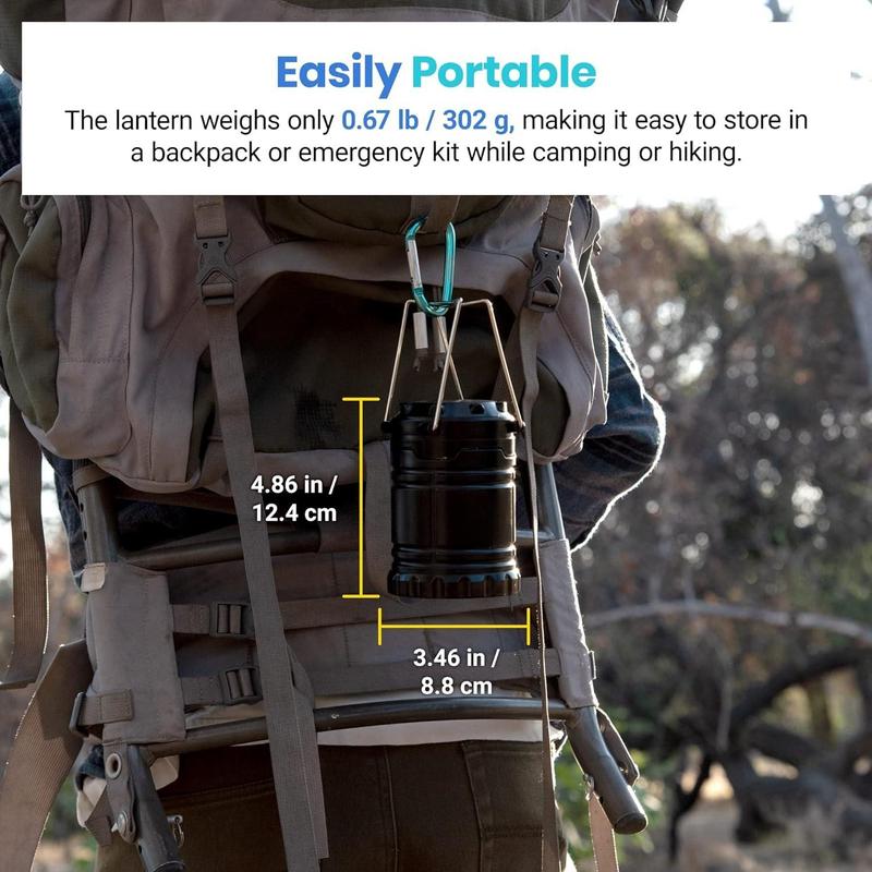 🔥HOT SALE🔥 Collapsible Portable LED Camping Lantern Lightweight