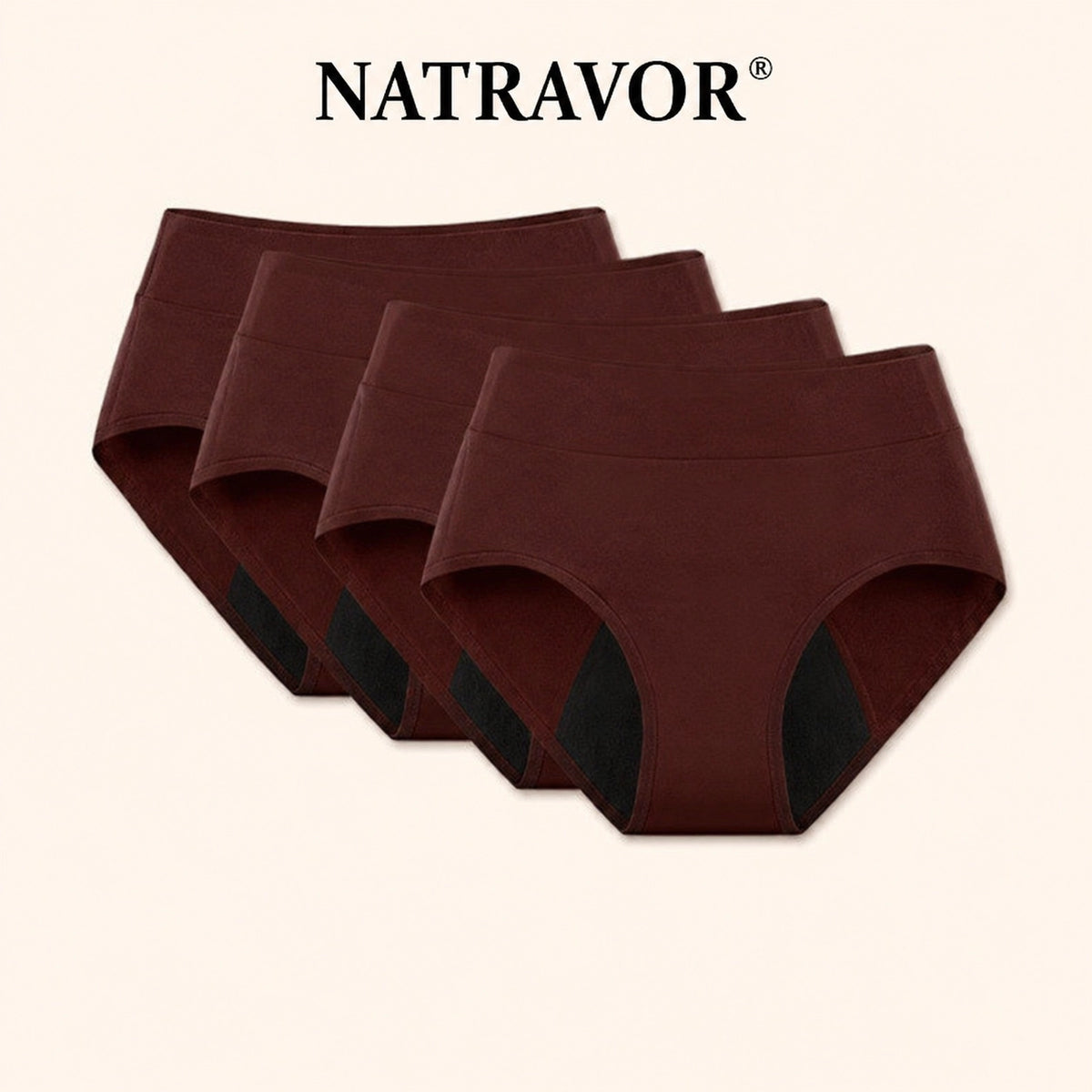 💖🌻Last Day 50% OFF|NATRAVOR® 100% Leak-Proof Underwear 4-pack