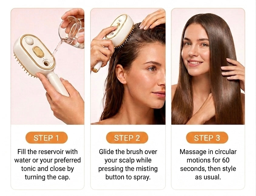 🪮Anti-Knot & Anti-Frizz Brush