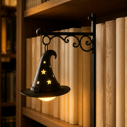 🔥 NEW FOR HALLOWEEN 2026 | 👻 Bookshelf Lantern Light – Cozy Halloween Décor for Book Lovers