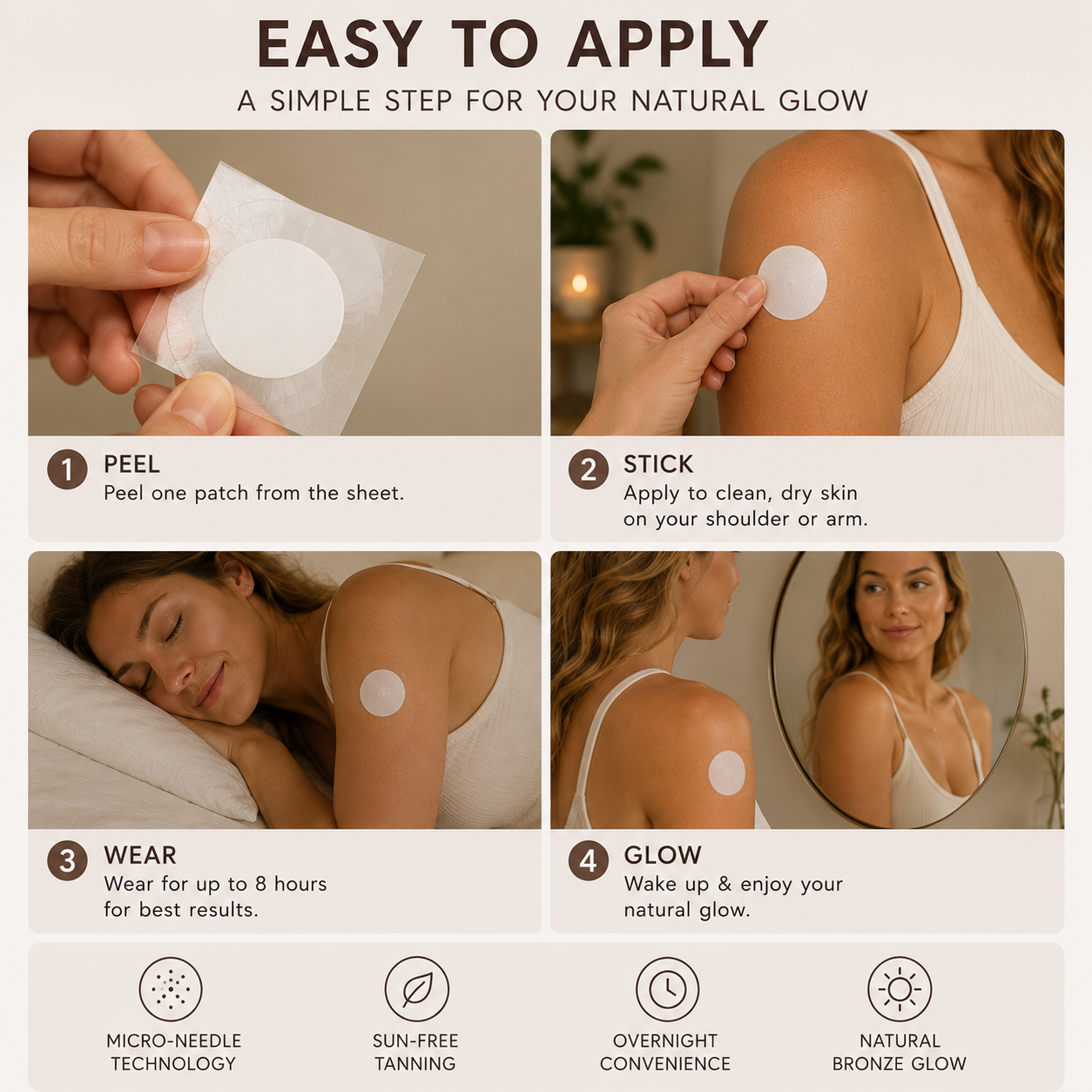 SunFree Transdermal Tanning Patch