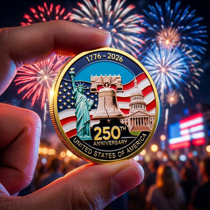 🔥LAST DAY 55% OFF✨9PCS USA 250th Anniversary Commemorative Coin Gift Set