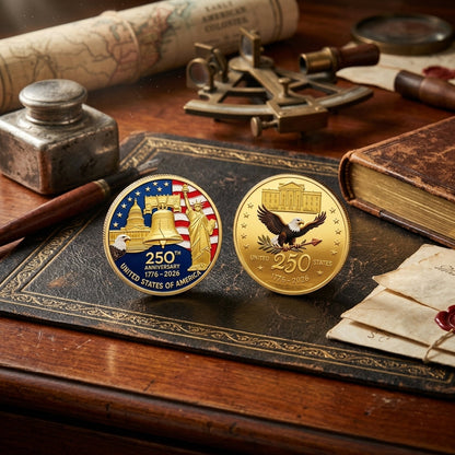 🔥LAST DAY 55% OFF✨9PCS USA 250th Anniversary Commemorative Coin Gift Set