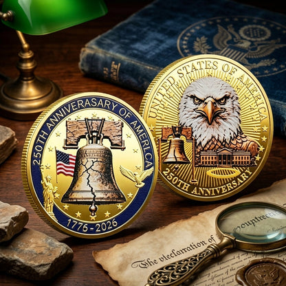 🔥LAST DAY 55% OFF✨9PCS USA 250th Anniversary Commemorative Coin Gift Set