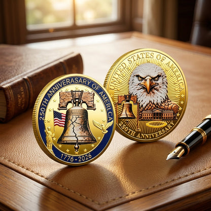 🔥LAST DAY 55% OFF✨9PCS USA 250th Anniversary Commemorative Coin Gift Set