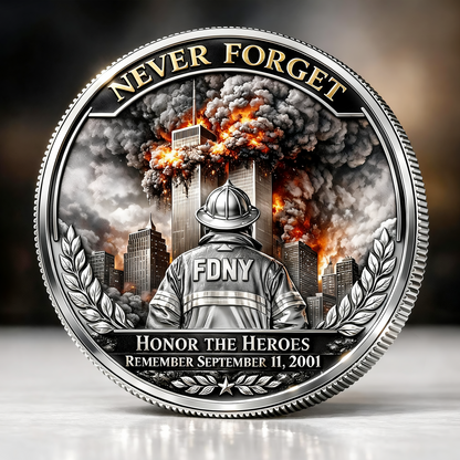 9/11 Never Forget – 25th Anniversary Commemorative Coin