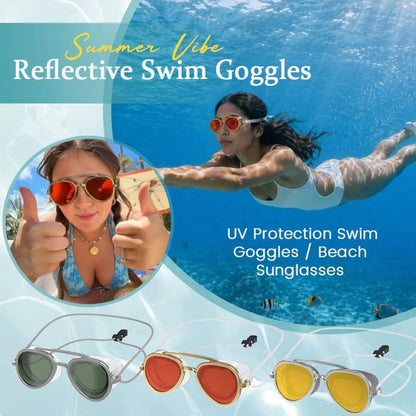 🔥Summer Pool Essentials!😎✨ SummerVibe Reflective Swim Goggles