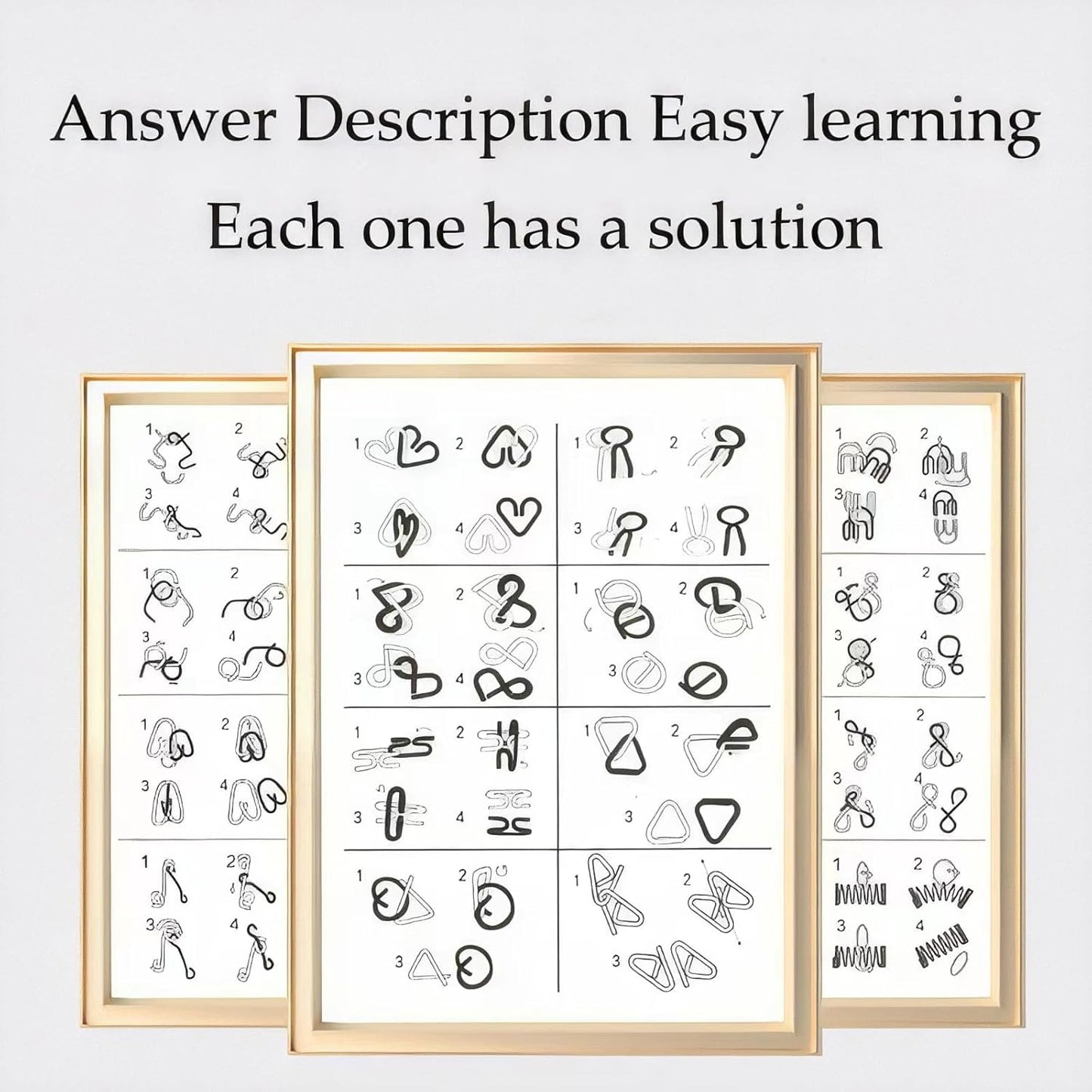 The Best Christmas Gift🎁 Metal Montessori Puzzle Solving