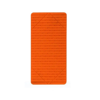 Portable Foldable Silicone Phone Holder, Bendable Freely into Any Shape, Multi-Angle Adjustable Stand for Mobile Phone, Tablet, Laptop, Anti-Slip Desktop Mount, Universal Fit, Home Office Travel Use, Orange Black