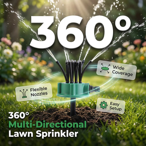 Lummvra™ 360° Coverage Precision Garden Irrigation Sprinkler