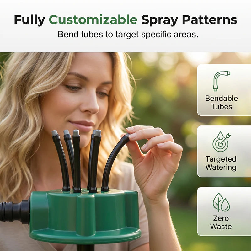 Lummvra™ 360° Coverage Precision Garden Irrigation Sprinkler