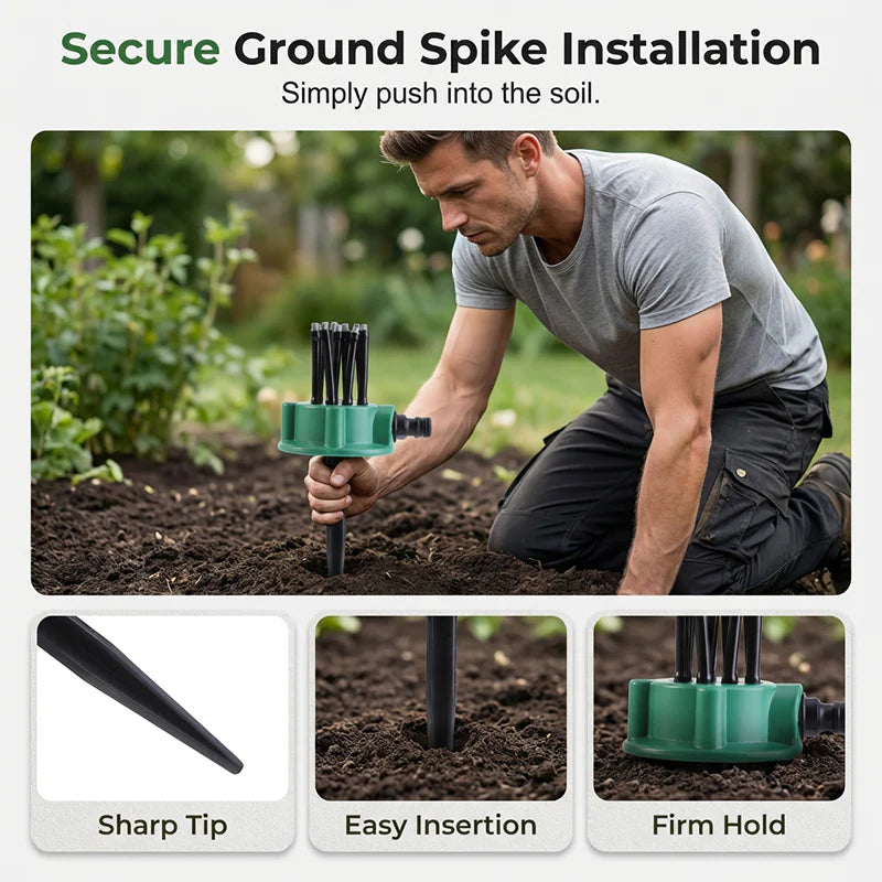 Lummvra™ 360° Coverage Precision Garden Irrigation Sprinkler