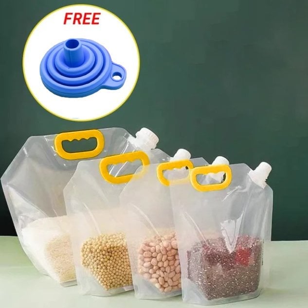 Large Capacity Food Storage Bags – Airtight, Leak-Proof & BPA-Free